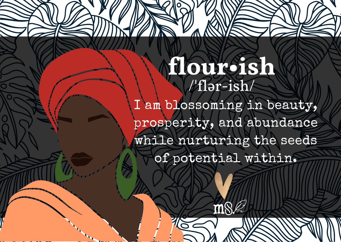 Vela Noir + Leaves Definition | Frasco de boticario con tapa dorada - Sin colorantes | Colección Melanated Musings
