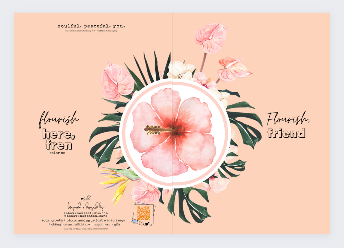 Florece, amigo | Tarjeta de felicitación Color + Journal™