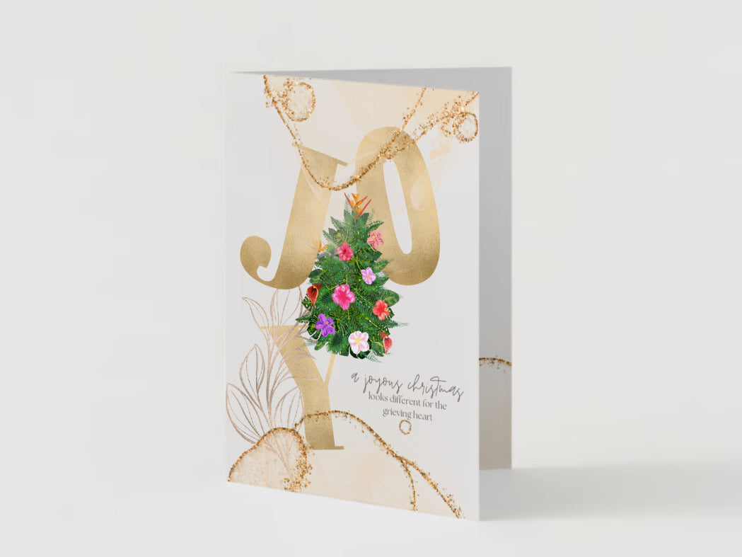 Colección Navideña | Tarjeta de felicitación navideña Joy + Grief Color + Journal™