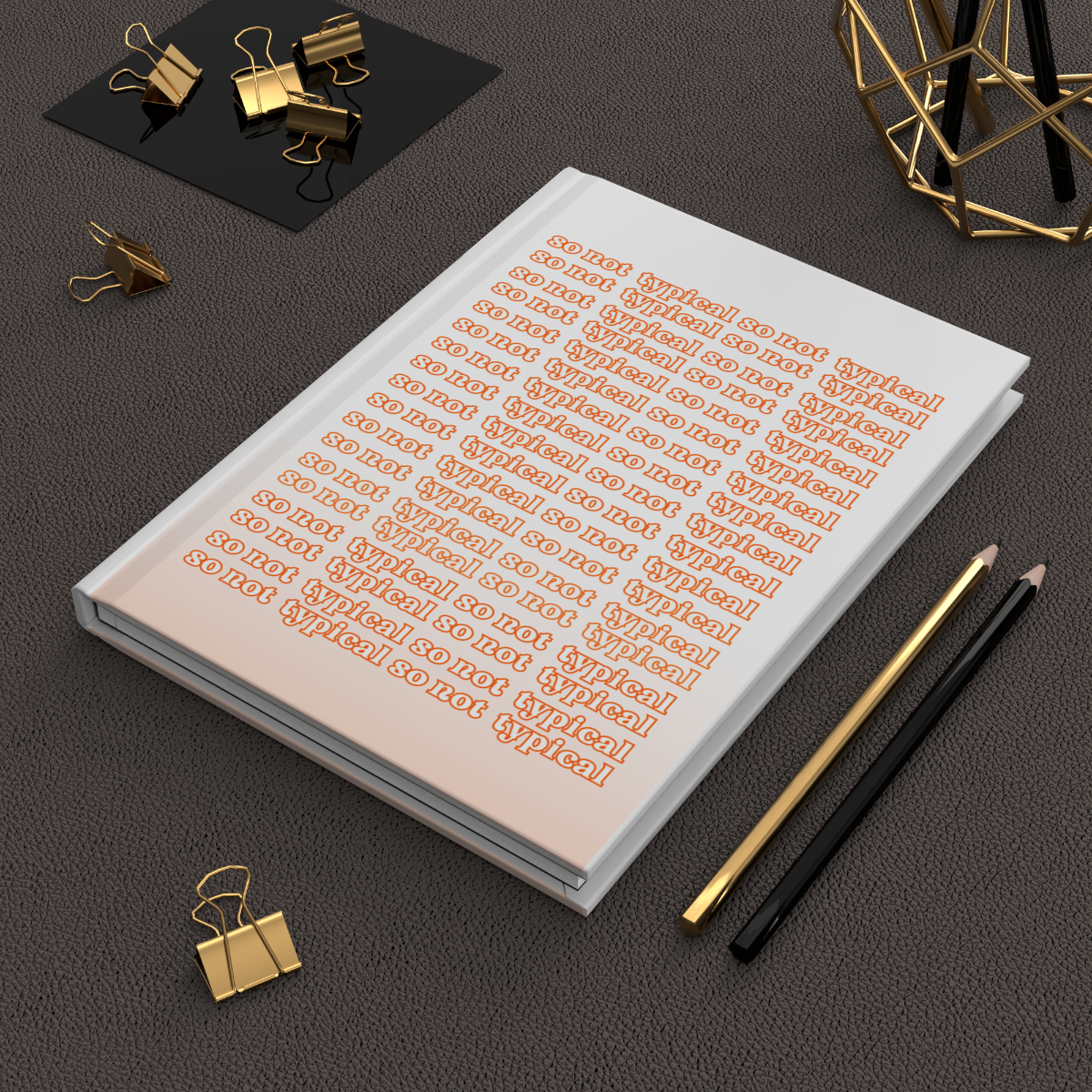 So Not Typical Bingo-Prompt | Hardcover Bookbound Journal