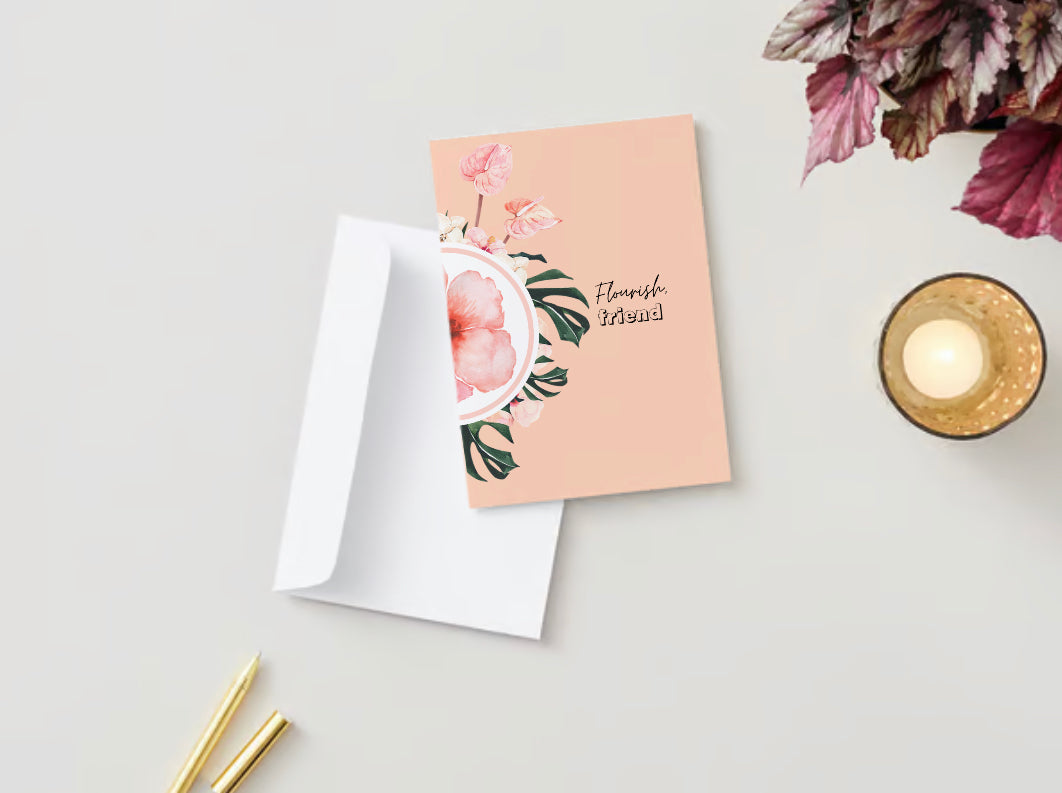 Florece, amigo | Tarjeta de felicitación Color + Journal™