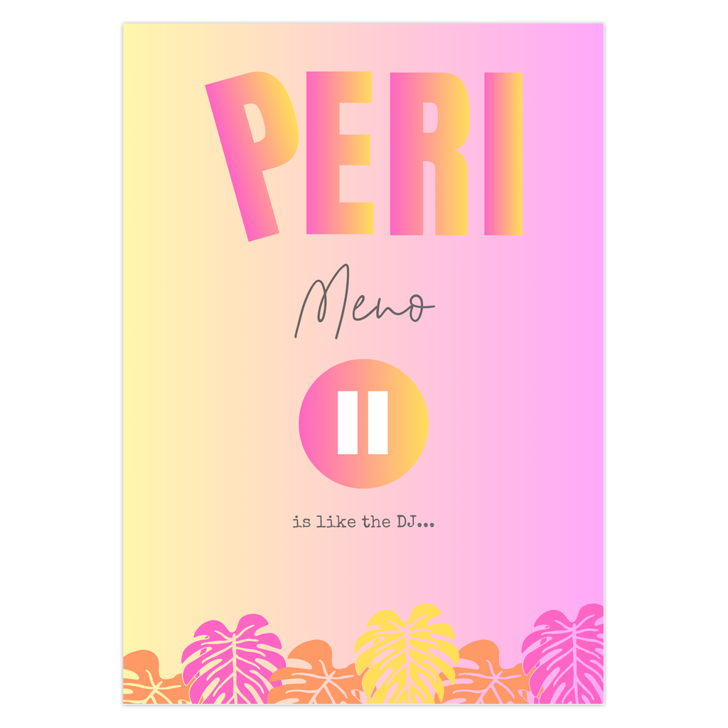 Un conmovedor Jayum de la perimenopausia | Tarjeta de felicitación Color + Journal™ para el bienestar femenino
