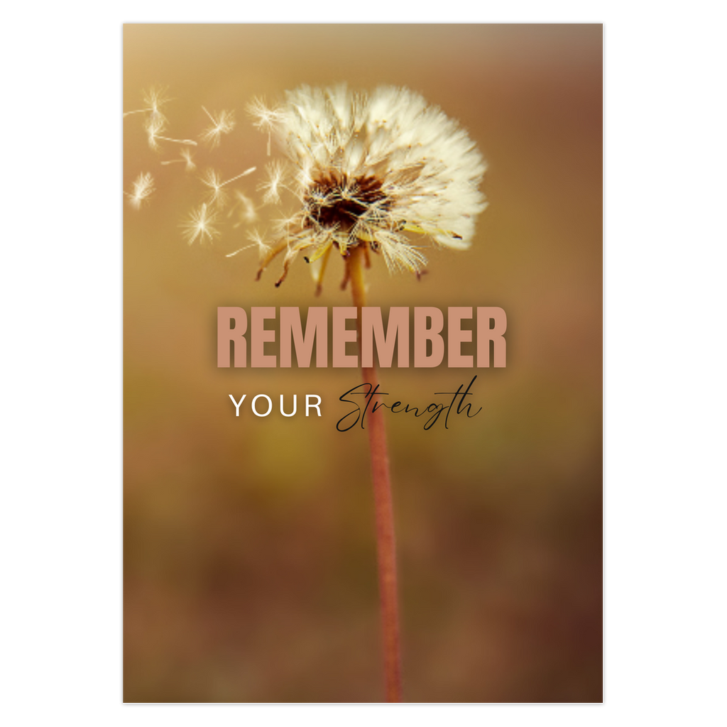 Recuerda tu fuerza | Tarjeta de felicitación Color + Journal™