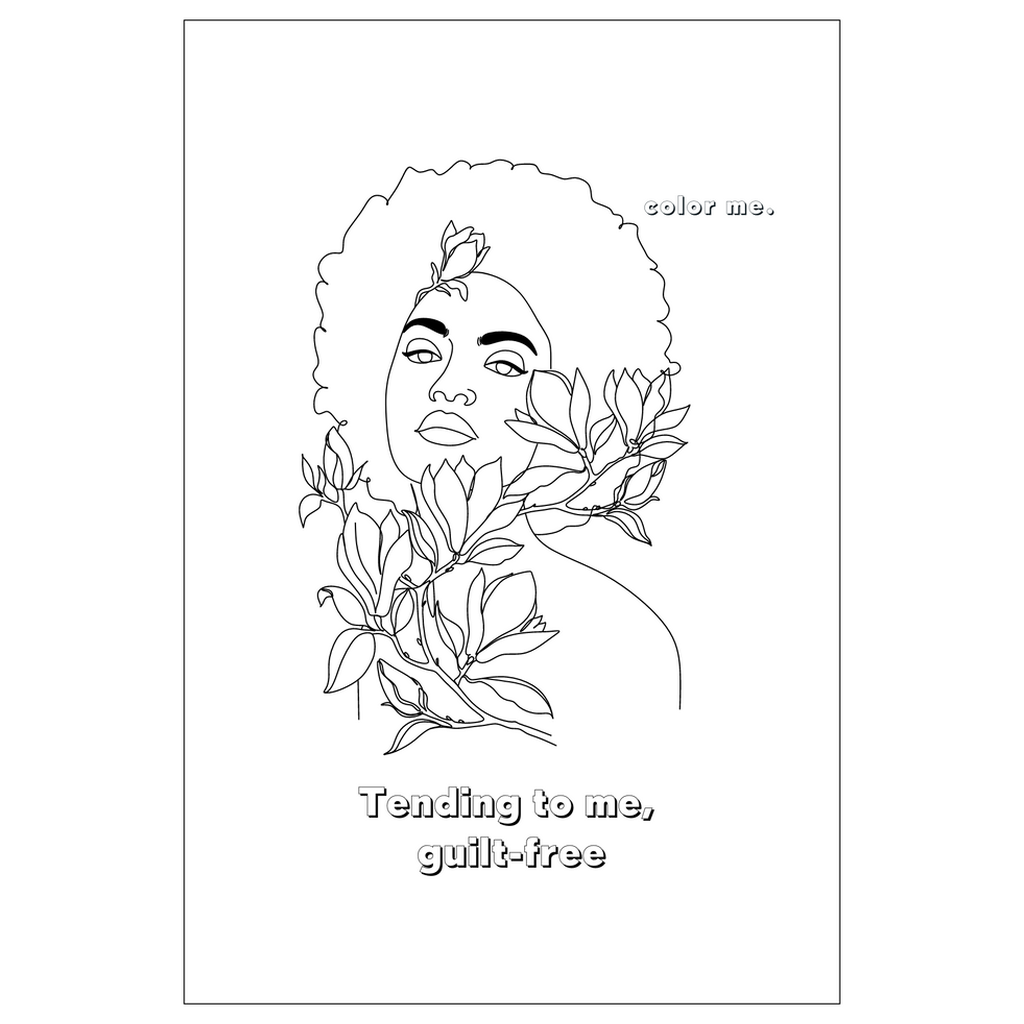Tarjeta de notas para colorear y diario Tending to Me™