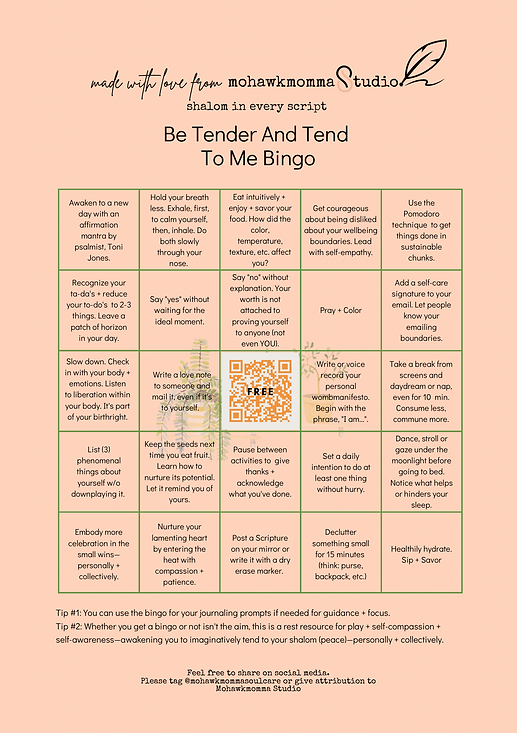 Tending to My Flourishing Bingo-Prompt | Hardcover Bookbound Journal