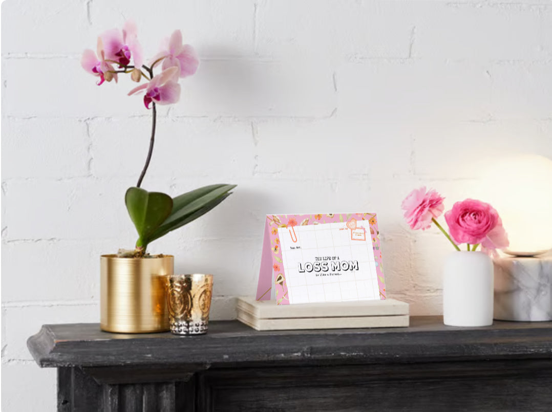 Querida mamá, una vida de pérdida. Mamá es como un bosque | Tarjeta de felicitación para colorear y escribir a diario™