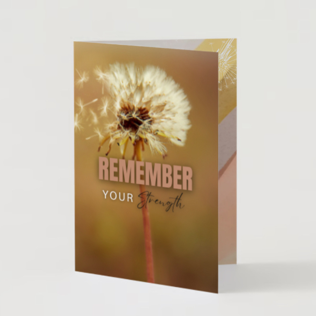 Recuerda tu fuerza | Tarjeta de felicitación Color + Journal™