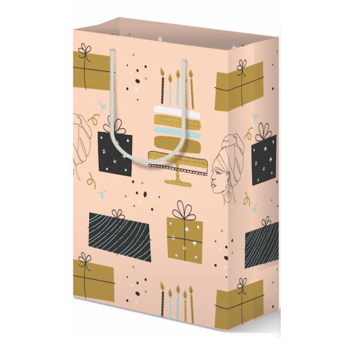 4PK Best Seller Starter Kit (with tissue + gift tags) | 9.6x13 Eco-friendly Luxe Paper Gift Bag