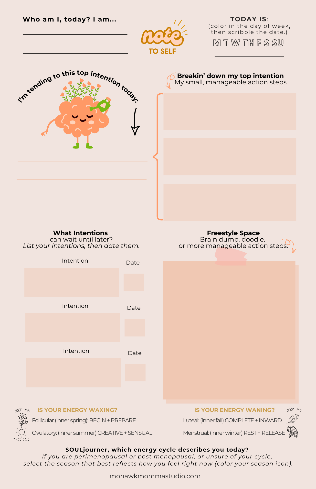 Adoucis-toi ici, ma sœur Bloc-notes | Color + Journal™