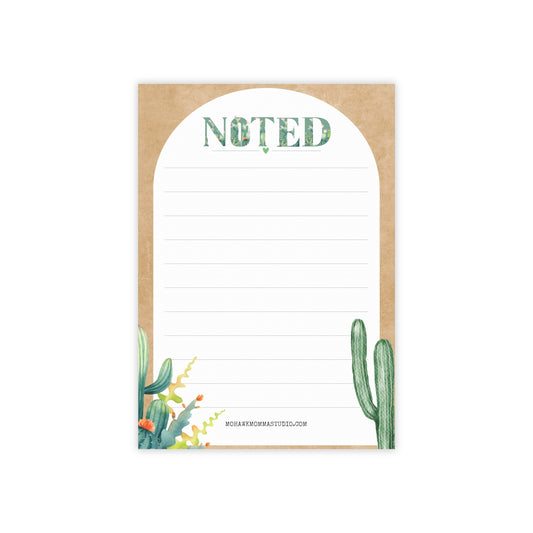 Cactus Sticky Notepad | 4" x 6"