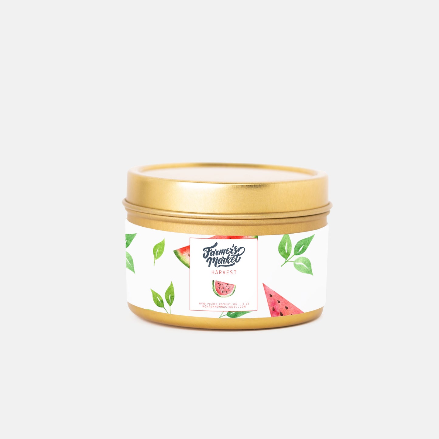 Bougie en étain « Définition des frondes de minuit » | Bougie de voyage 113 g - Sans colorants | Collection Melanated Musings