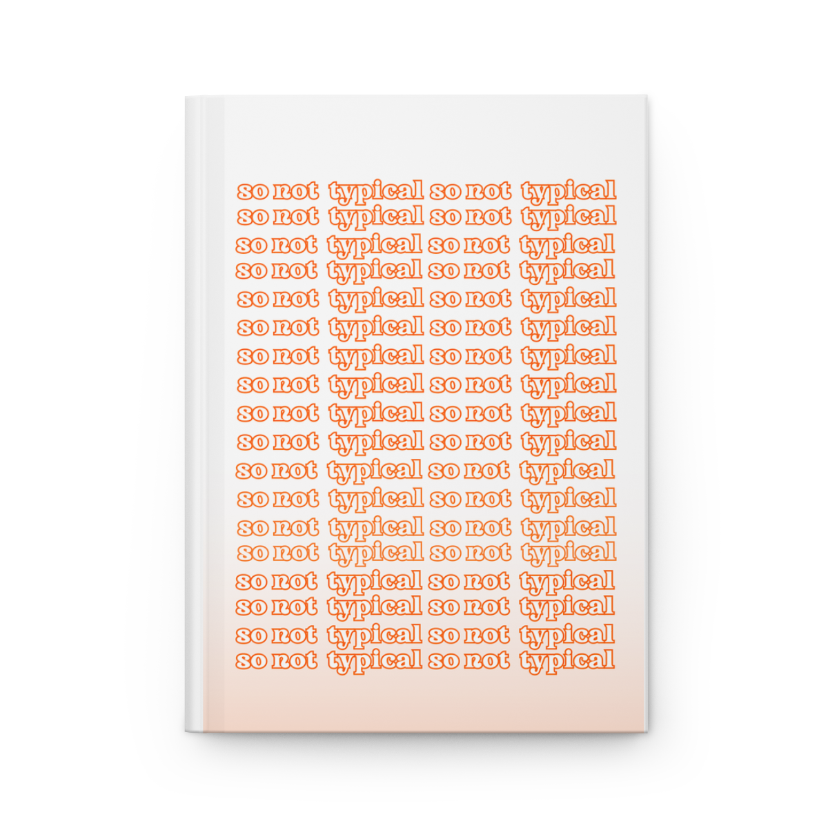 So Not Typical Bingo-Prompt | Hardcover Bookbound Journal
