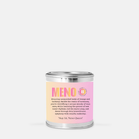 MenoGarden Affirmation (Paint Can) Wood Wick Candle - No Dyes (minimum order 5)