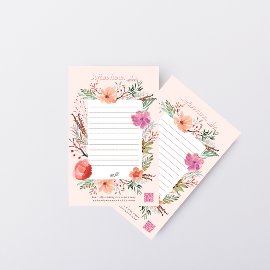 Soften here, sis Notepad | Color + Journal™ | (minimum order 5)