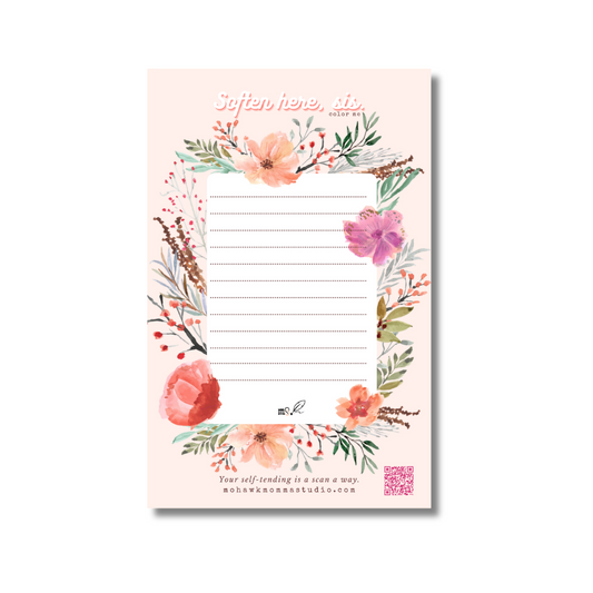 Suaviza aquí, hermana Bloc de notas | Color + Journal™